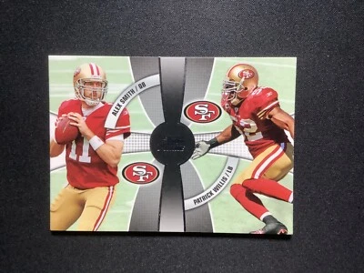2010 Topps Prime Alex Smith Patrick Willis #2Q-29 49ers - Image 1 of 3