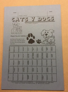 25 Tickets - Cats v Dogs - Fundraising Ticket - 50 Spaces - Fundraising - Picture 1 of 4