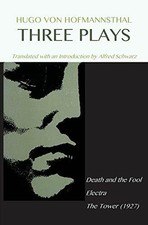 Hugo Von Hofmannsthal: Three Plays (Waynebooks . Von-Hofmannsthal, Schwarz<|