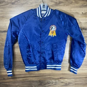 Vintage Chalk Line Disney Mickey Mouse Satin Jacket Kids Sz 14/16 - Picture 1 of 6