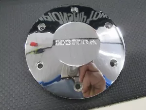 89-90 NEW HONDA CB1 CB-1 RIGHT SIDE ENGINE CRANK CASE MOTOR TIMING COVER EMBLEM - Picture 1 of 13