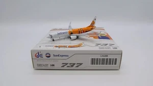JC WINGS SUNEXPRESS BOEING B737-800 1:400 DIECAST MODEL LH4SXS288 IN STOCK - Picture 1 of 3