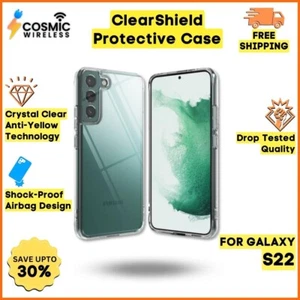 For Samsung Galaxy S22 Clear Shockproof Phone Case Cover - Picture 1 of 9
