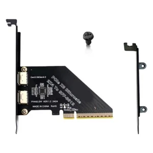 PCIe 4.0X8 to SFF 8612 8611 Oculink Split Adapter Uplink PCle Gen4x8 128Gbps - Afbeelding 1 van 8