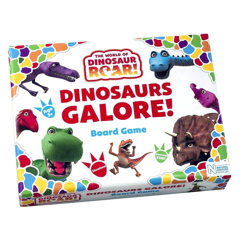 Dinosaurs Galore Board Game Dinosaur Roar Educational Toy Learning Gift For Kids - Image 1 of 1