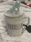 NEW Rae Dunn Disney Princess Iridescent Cinderella Glass Slipper Coffee Cup Mug