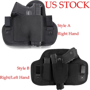Tactical Pancake IWB Gun Holster Concealed Carry Pistol Pouch Right Left Hand US - Picture 1 of 20
