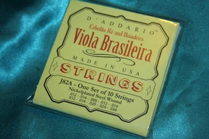 D'Addario J82A Corde Viola Brasileira Nichelate Ferita - Foto 1 di 2