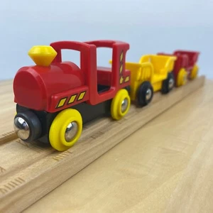 Genuine BRIO Wooden Train - Three Part Train - (Brio, Thomas, Big Jigs ) - Picture 1 of 11