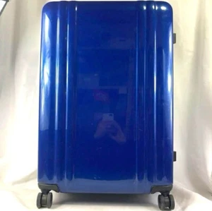 Zero Halliburton Blue 4-wheels Carry Case Suitcase - Picture 1 of 8