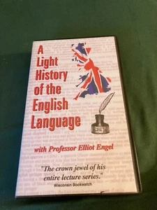 A Light History of the English Language (Prof. Elliot Engel) (VHS, 1997) RARE - Picture 1 of 4