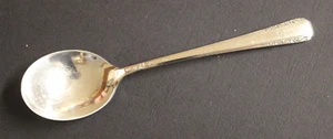 Cucchiaio zuppa crema corteggiamento argento internazionale 6 3/8" mono ""B"" (1936) ~38,2 g - Foto 1 di 7