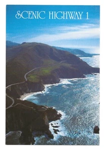 Postcard Scenic Highway 1 Aerial View of the California Coastline - Picture 1 of 2