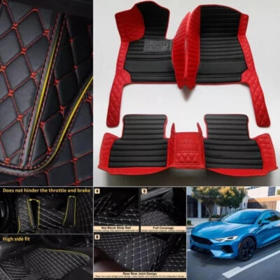 For Chevrolet Malibu Car Floor Mats Luxury Custom Boot Liners Anti-Slip Auto Rug - Image 1 of 4