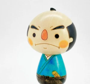 Kokeshi Dolls, Samurai Warrior Dolls Gift NEW - Picture 1 of 4
