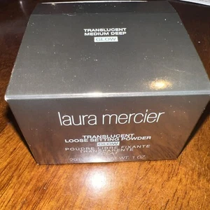 Laura Mercier Translucent Loose Setting Powder GLOW Med Deep Sealed Full Sz 1oz - Picture 1 of 3