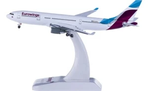 1:500 Hogan Eurowings AIRBUS A330-200 Passenger Aircraft Diecast Airplane Model - Picture 1 of 5