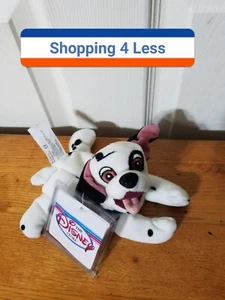 The Disney Store Mini Plush Bean Bags Toy 101 Dalmatians Lucky 8" New with Tags - Picture 1 of 7