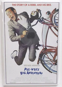 Pee-Wee's Big Adventure Movie Poster 2" x 3" Refrigerator Locker MAGNET - Picture 1 of 3