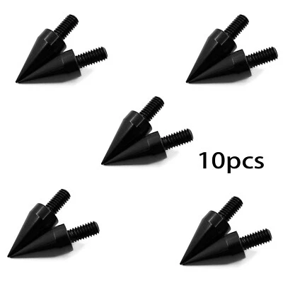 10x Windscreen Fairing Spike Bolt Kit Black Stud M8 8mm For CBR GSXR YZF - Image 1 of 3