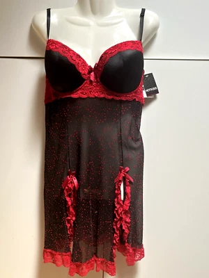 Camisón íntimo Hot Kiss para dama nuevo con etiquetas talla 2XL PRECIO DE VENTA SUGERIDO POR EL FABRICANTE 36 USD Foto 1 de 4