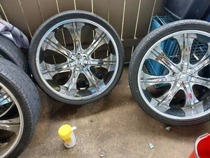 26” velocity rims and tires - Picture 1 of 3