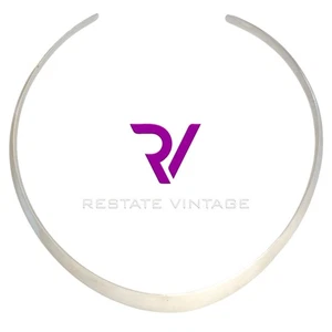 MCM Ronald Hayes Pearson Sterlingsilber handgehämmert Halsband Halskette 15" - Bild 1 von 10