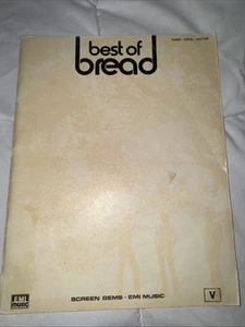Best Of Bread Piano, Voice & Guitar Sheet Music Book Screen Gems EMI Music soft - Picture 1 of 16