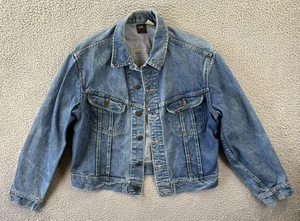 Vintage LEE Sanforized Jacket Type 2 Denim 101J Rockabilly 70s 153438 - Picture 1 of 15