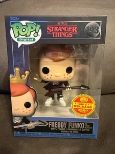 NUEVO N F T Digital Funko Pop Stranger Things Freddy como Eddie Munson 1/3600 #193! - Imagen 1 de 9