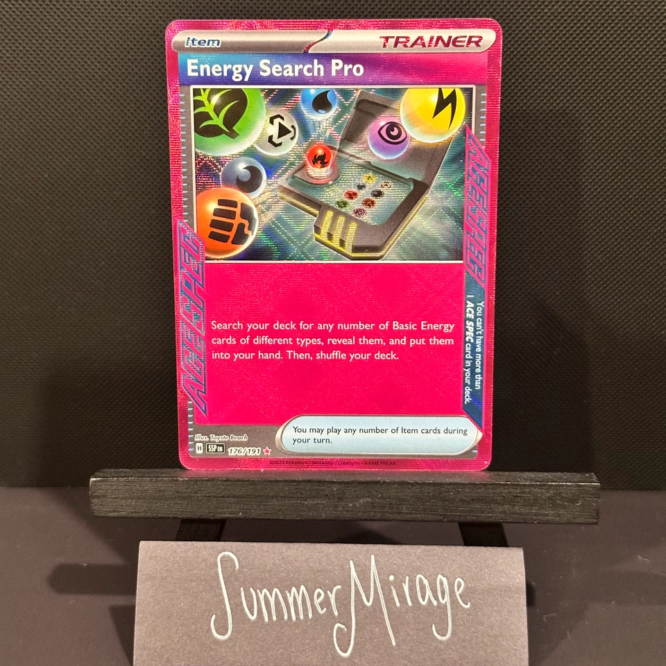 Energy Search Pro - 176/191 / ACE SPEC Rare - SV08: Surging Sparks (SSP) - Image 1 of 1