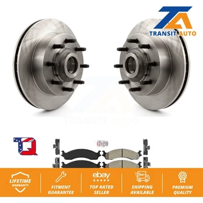 Front Brake Rotors Semi-Metallic Pad Kit For Dodge Ram 2500 3500 Van B3500 B2500 - Image 1 of 4