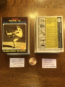 2002 Topps Archives Card lot 165 Cards All Different Near Mint - Picture 1 of 3