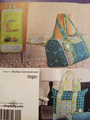 Duffle Bag Sewing Pattern Overnight Bag Pattern Travel Organizer Pattern 2600 - Image 1 of 2