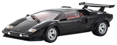 Kyosho Original 1/18 Lamborghini Countach LP5000 QUATTROVALVOLE Nera KS08320BK - Immagine 1 di 4