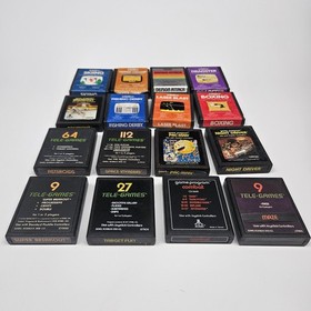 Atari 2600 Lot Of 16 Games Activision Sears Tele-games Pac-man Tested Cart Only