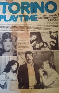7 -10-1978 TORINO PLAYTIME RIVISTA SPETTACOLO COME FOTO  - Foto 1 di 1