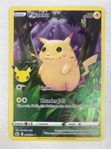 Pikachu 005/025 Pokémon TCG Celebrations Holo Full Art NM - Picture 1 of 2