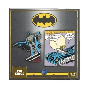 PIN KINGS DC COMICS BATMAN 1.2 ENAMEL PIN BADGE SET BRAND NEW! - Picture 1 of 1