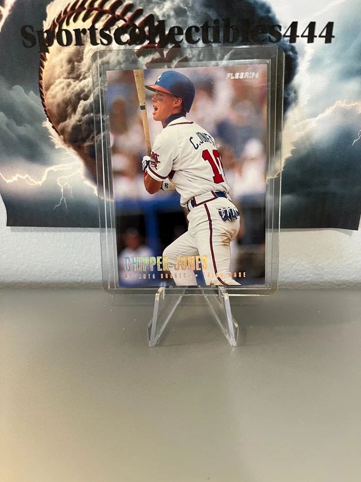 Chipper Jones 1996 Fleer Tiffany Parallel #293 Atlanta Braves Foto 1 de 1