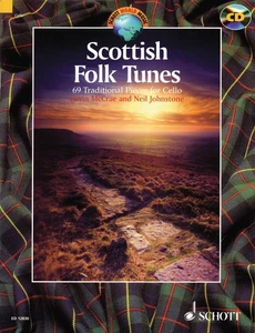 Scottish Folk Tunes for Cello Solo Sheet Music 69 Traditional Pieces Book CD - Picture 1 of 1
