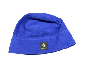 Columbia Fleece Beanie Hat Youth Size S/M Blue - Picture 1 of 6