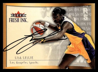2000 Fleer Ultra WNBA Lisa Leslie Auto Fresh Ink Los Angeles Sparks ES9032 - Image 1 of 2