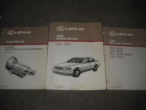 1996 Lexus GS300 GS 300 Servicio Tienda Reparación Manual Juego Con & Trans - Imagen 1 de 1