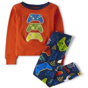 Boys' Long Sleeve Top and Pants Snug Fit 100% Cotton 2 Piece Pajama Set Level... - Picture 1 of 4