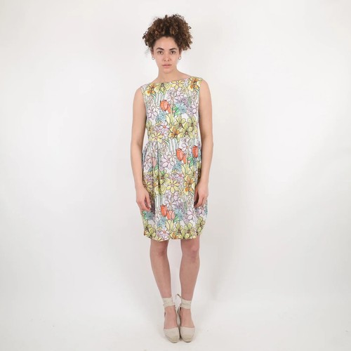 MOSCHINO COUTURE Taglia 10 (ITALIANO 44) Dipinto con Numeri Stampa NUOVO SENZA ETICHETTE vendita $1475