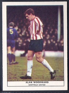 ANGLO-FOOTBALL QUIZ 1969-#48- SHEFFIELD UNITED - ALAN WOODWARD 