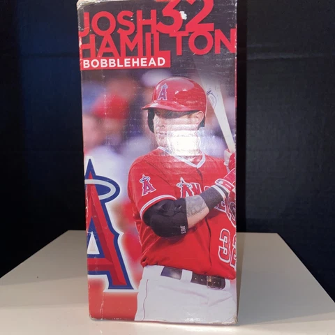Anaheim Angels Josh Hamilton #32 Bobblehead New IN Box Cover