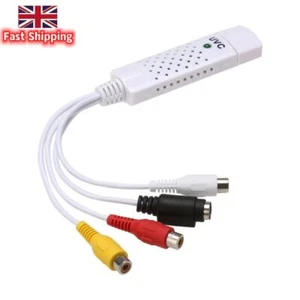 USB 2.0 Video Audio Converter Capture Device for Windows 2000 XP Vista Win7 8 10 - Photo 1/6