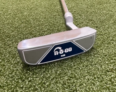 N-U-GO N2 Blade Putter  /  RH  /  Steel  /  ~34.75"  /  NEW GRIP  /  jj8665 - Image 1 of 4